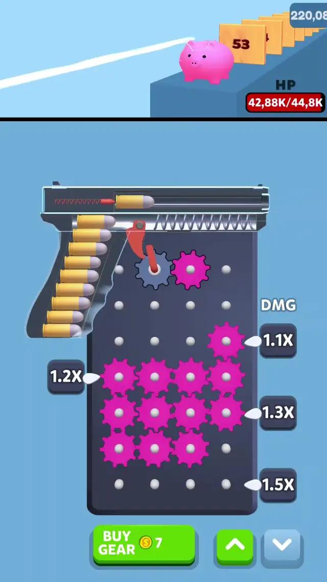 Merge Gears to Shoot more!
