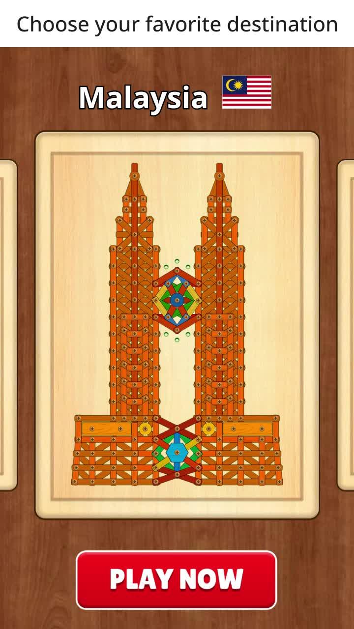 Solve and screw puzzle journey!