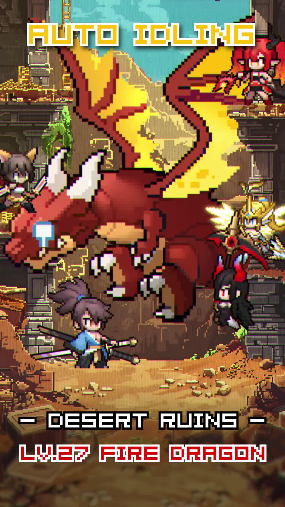 A classic Japanese pixel-style RPG is now available! Start your exciting journey!