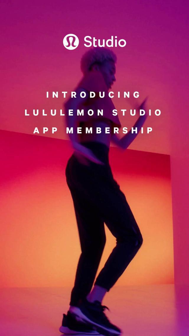 Introducing lululemon Studio App Membership! 10,000+ classes. Start your free trial today.