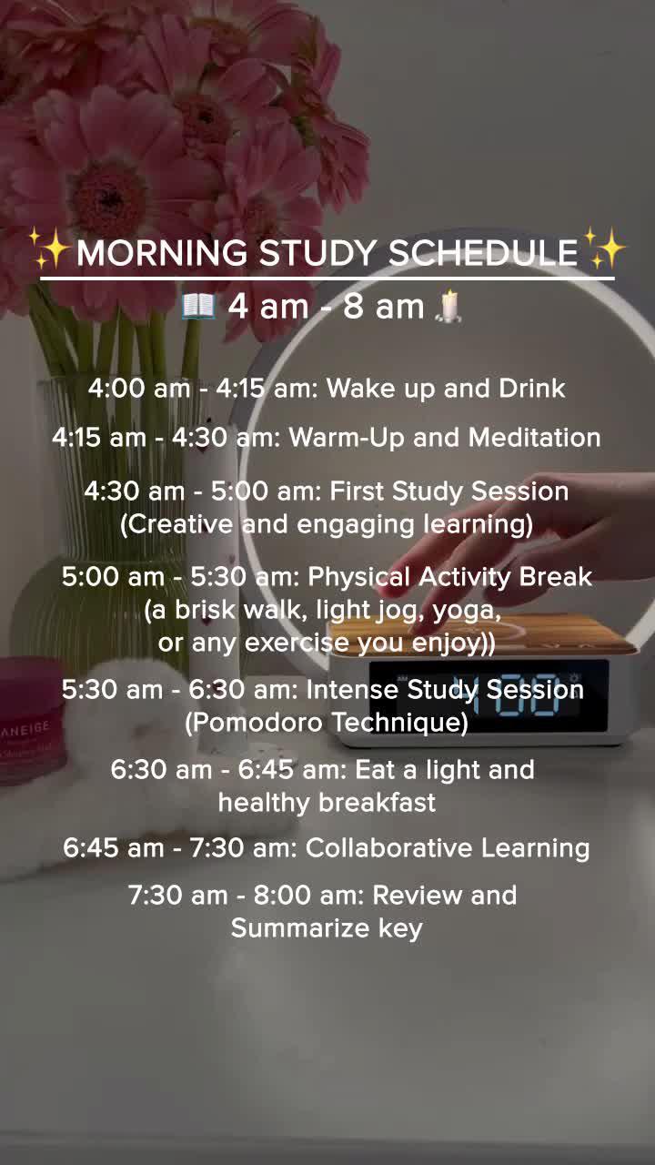 Simple Weekly Cleaning Schedule with Alarmme