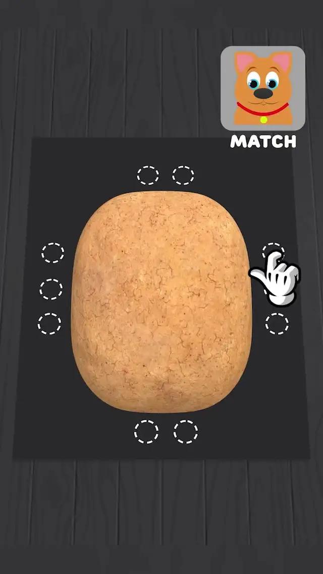 Use the string to shape the dough!