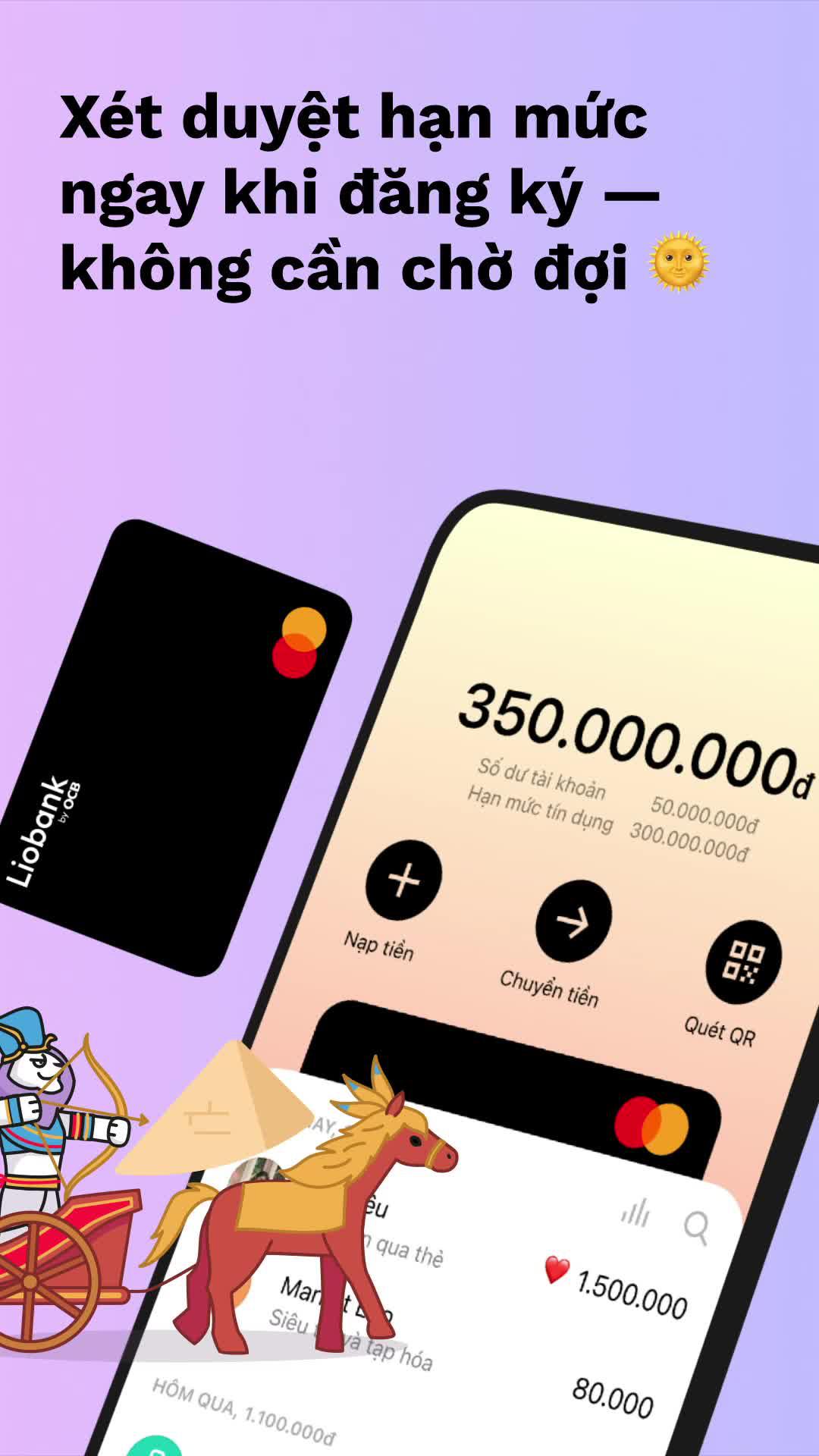 Nhận hạn mức lên đến 300.000.000 VNĐ với Liobank