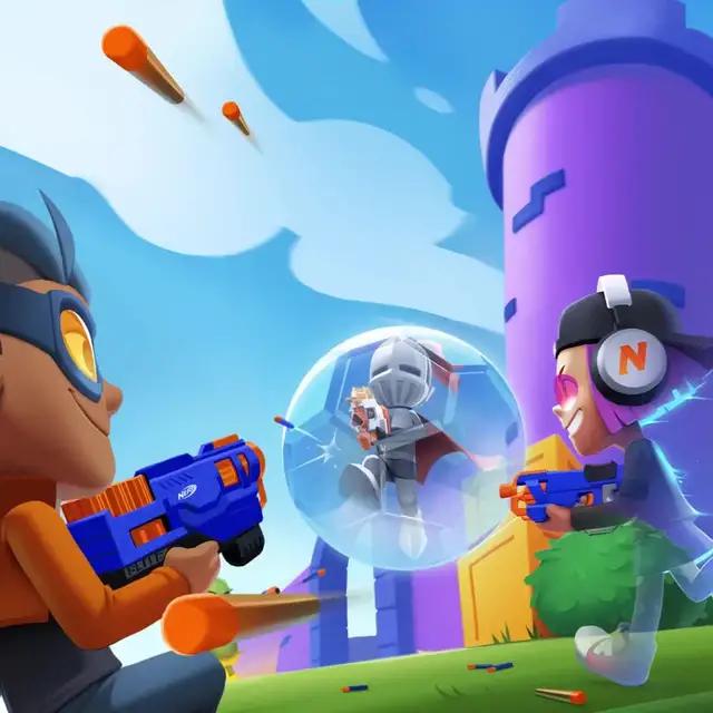 Better blasters, better rewards! Team up with your friends and dominate the playground!