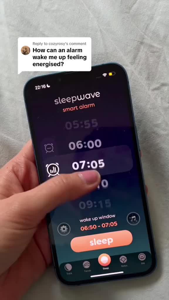 Fed up of feeling tired? Switch to Sleepwave, the app that wakes you up feeling fresh!