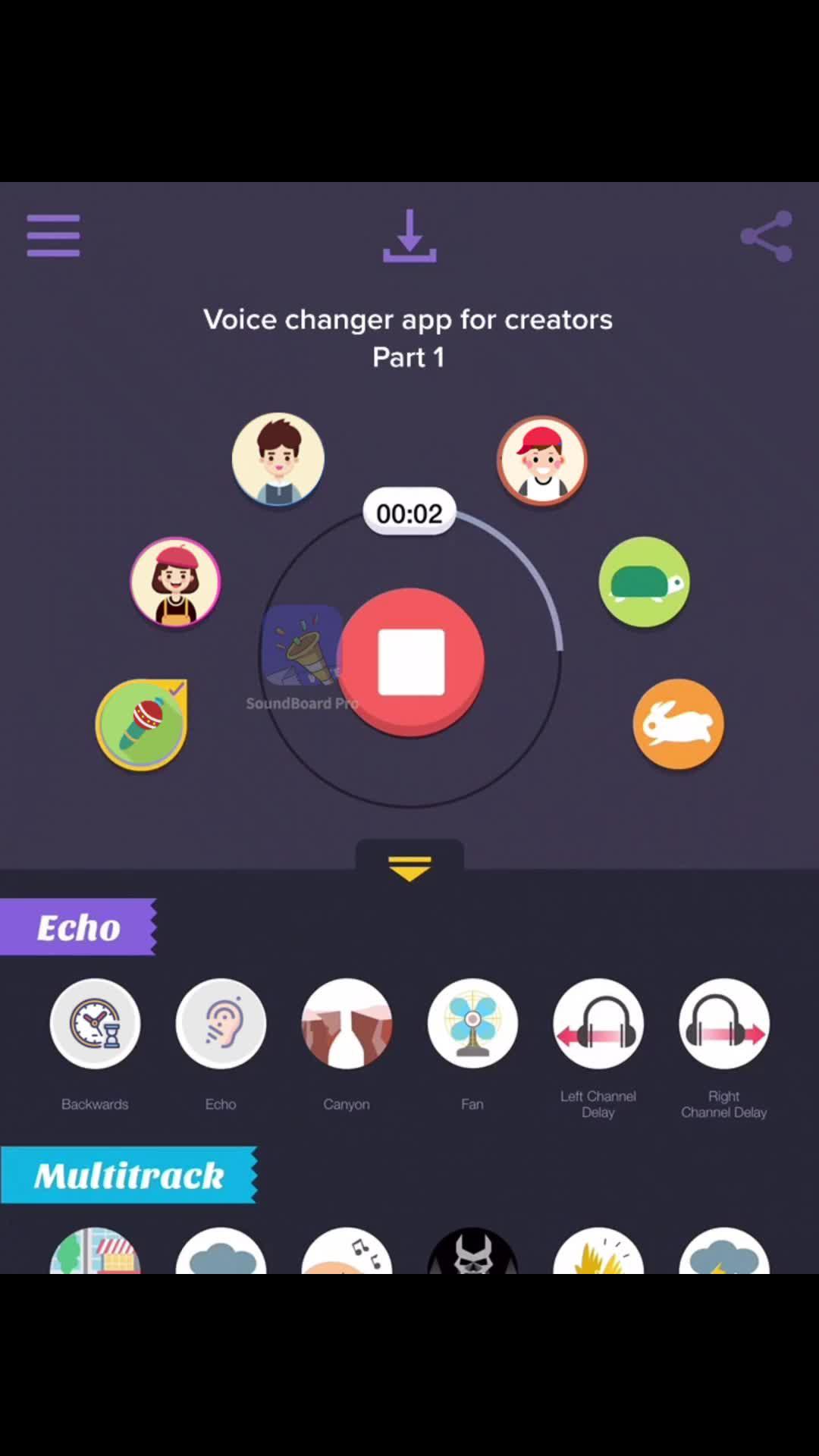 Haven't tried the voice changer while playing? Download to experience the fun of voice change