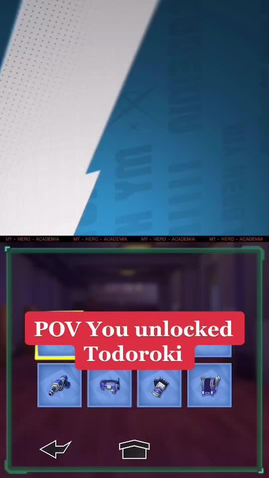 Did you unlock Todoroki?? #mha #myheroacademia #todoroki #mhatsh