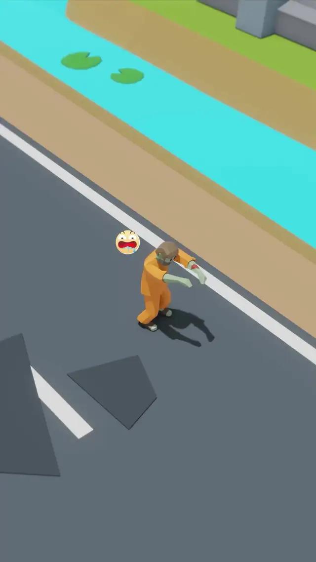 In this game you don't kill zombies, you heal them!