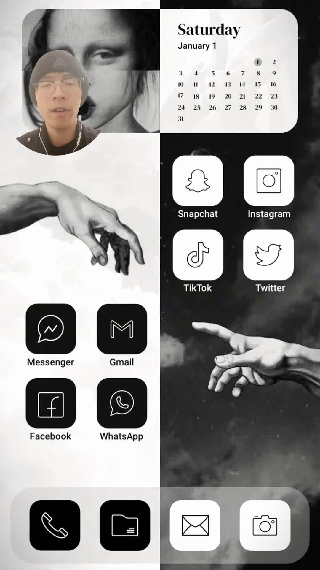 Set exclusive widgets & themes for your Phone