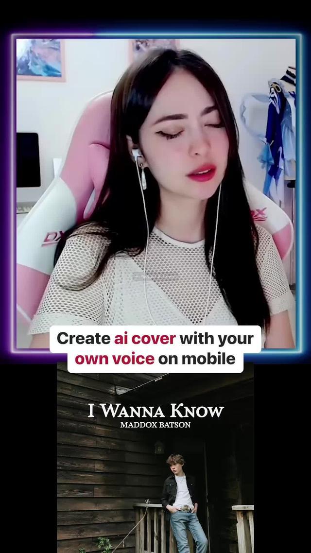 This app creates AI Cover Song try now!