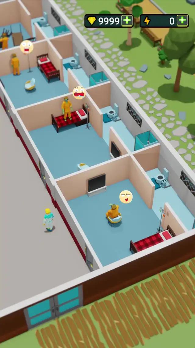 In this game you don't kill zombies, you heal them!