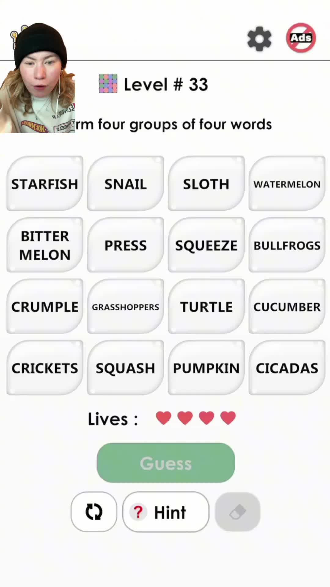 Take on the Words challenge! See if you can even pass level 5 – not everyone can!