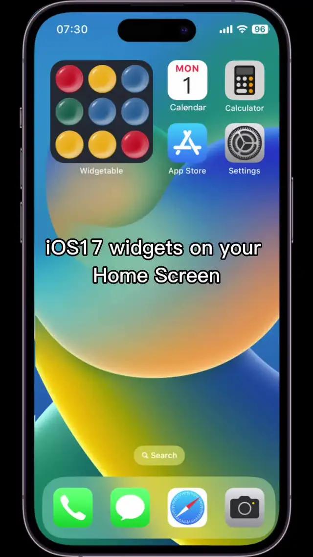 iOS17 widgets on your home screen