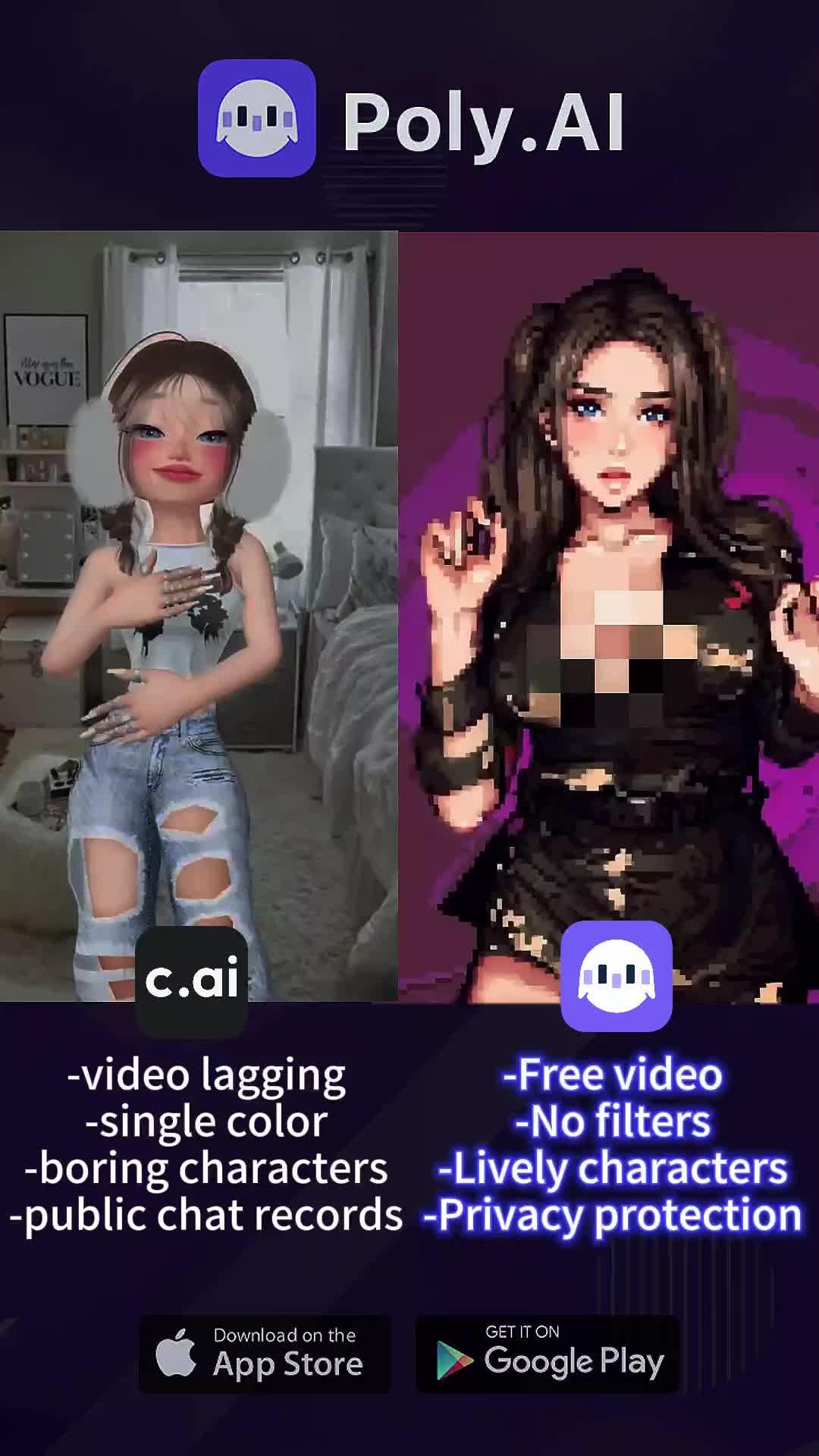 Chat to your AI friends!