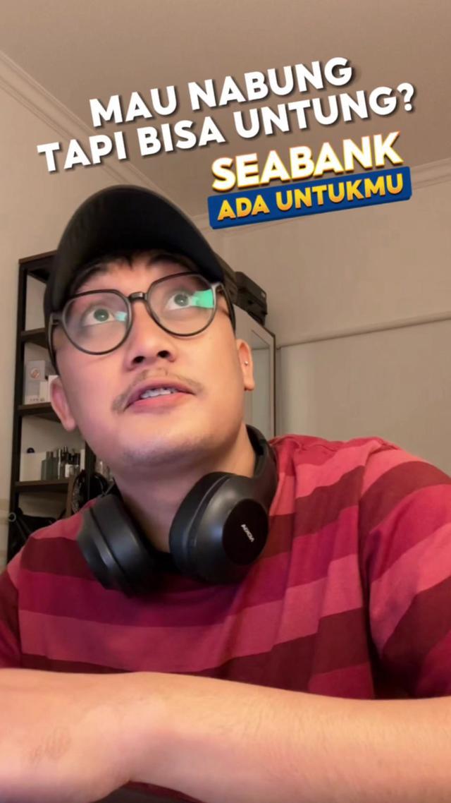 MAU NABUNG YANG BISA UNTUNG? 🤨 Kalo kamu cari yang kaya gini, udah pasti SeaBank jawabannya! 😍 Cuma butuh 3 menit, kamu udah bisa buka rekening loh! Ada Gratis Transfer & Top Up E-Wallet 200x, Bunga Tinggi s.d. 6% dan Bunga Cair Setiap Hari juga! Kurang untung apa lagi?! 😱 Yuk, KOMEN "#AwalidiSeaBank" supaya mimin kasih keuntungan lainnya 🤭