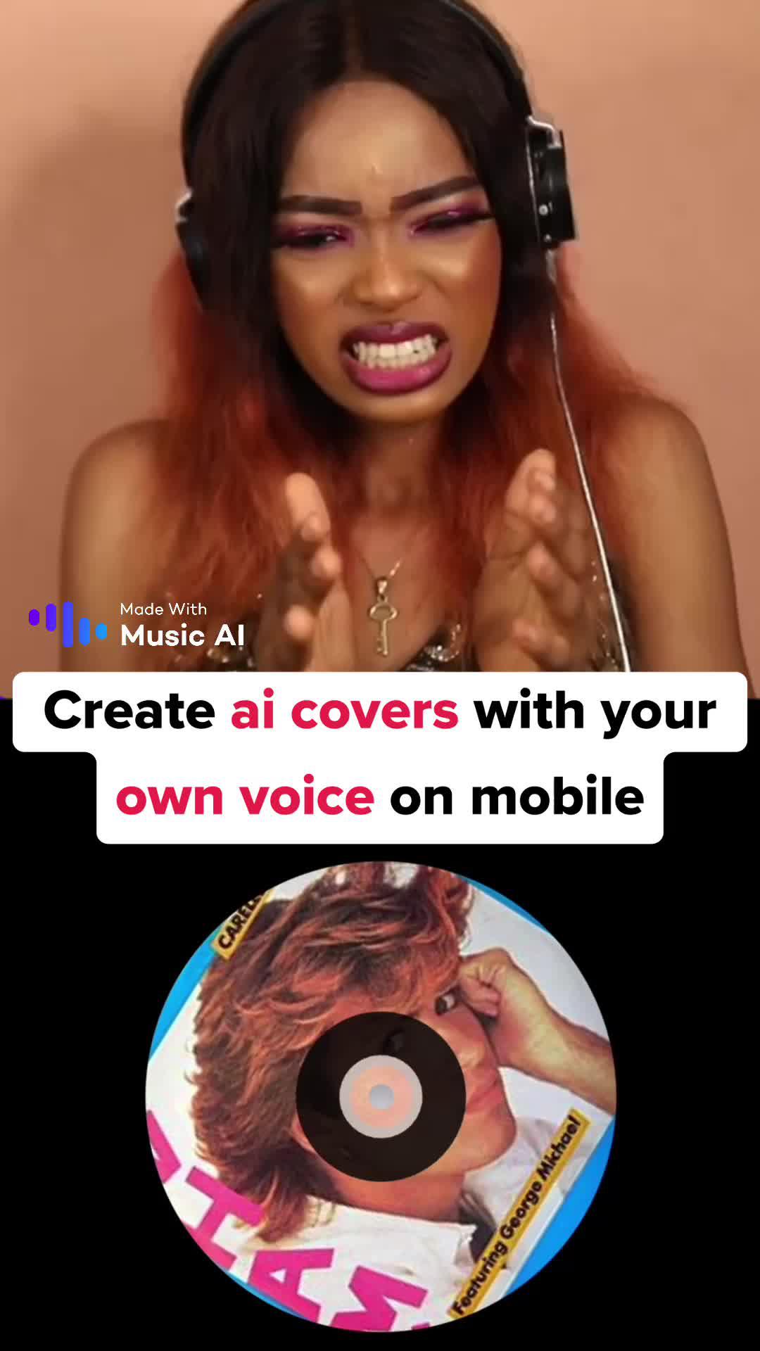 Create AI covers with your own voice on mobile