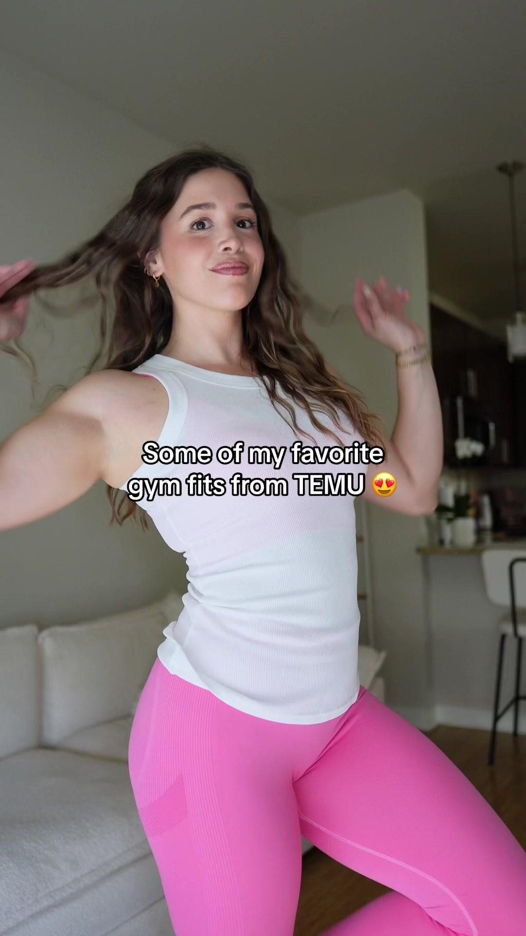 High quality gym fits that don't break the bank 🤑✅ code: dka4758 in #temu search bar for $100 coupon bundle or check 🔗 in bi0! FREE shipping and FREE returns #gymfit #gymoutfit #gymtok #gymgirl #tryonhaul #temugymoutfit #gymmusthaves #tryonwithme #temuhaul #temufinds #gymootd #gymfitsoftheweek