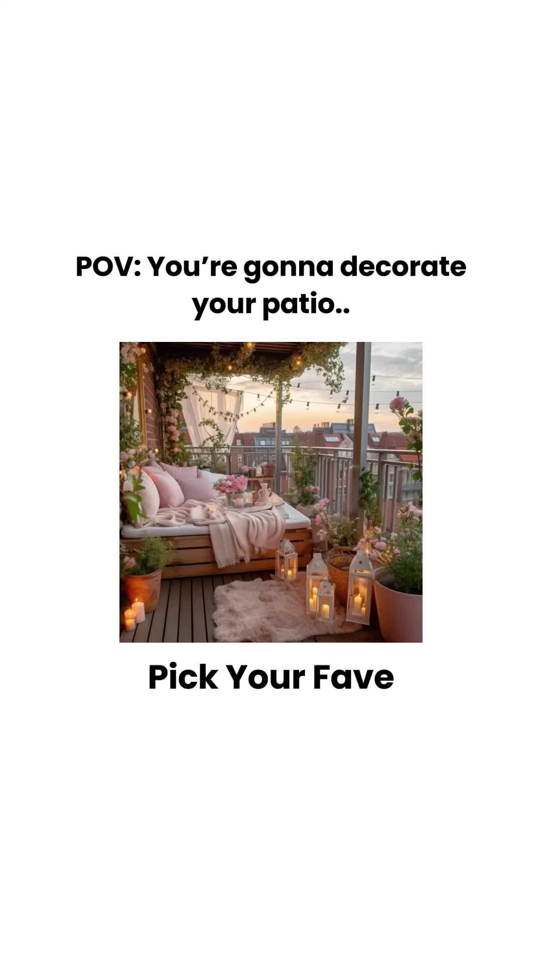 pov: you're gonna decorate your pation...pick you fave #fyp #patio #balcony #ikea #apartment #florida #patiodecor