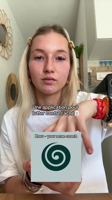 j’espère que ça pourra aider certains d’entre vous🫶🏼 (application appuyée par des dermatologues) @👩‍⚕️ Koru - your acne coach #collaborationcommerciale