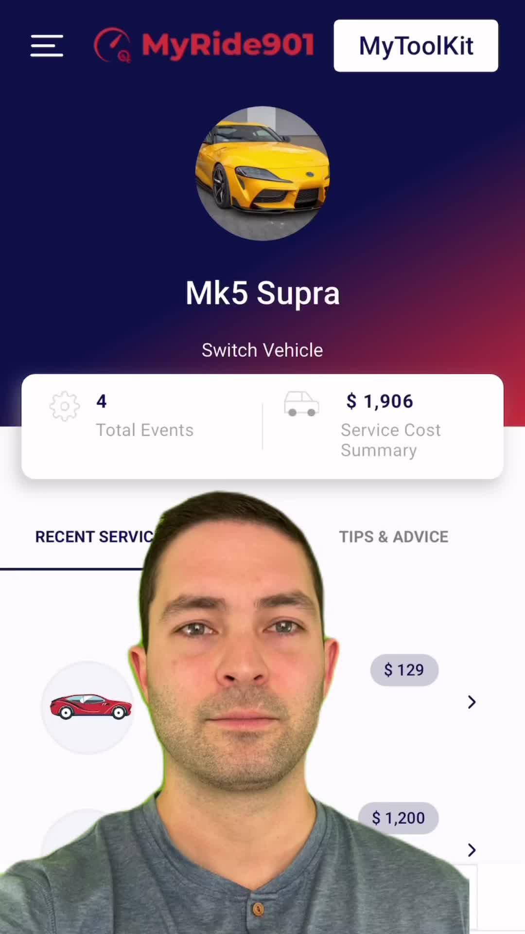 Manage your vehicle history with MyRide901 today!