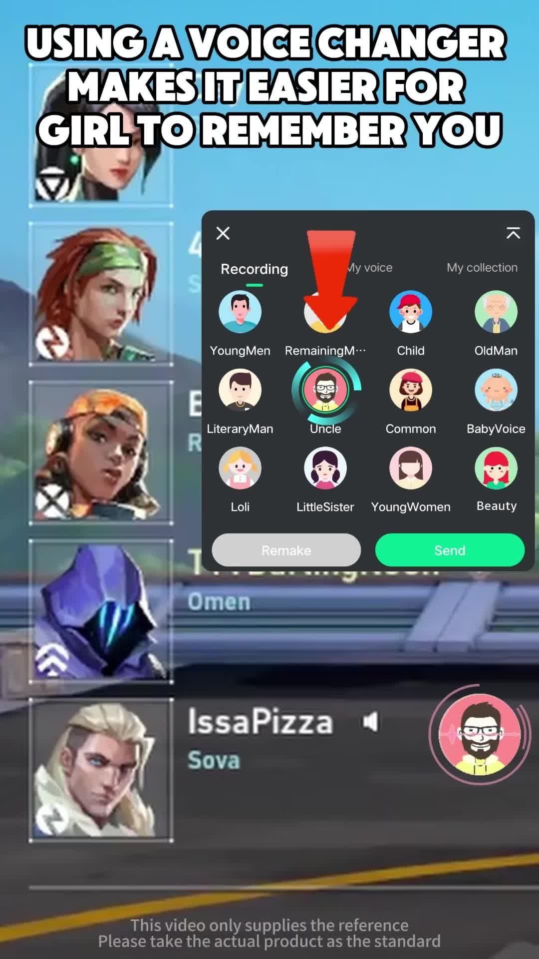 Voice changer that can be used for chatting, singing and playing games