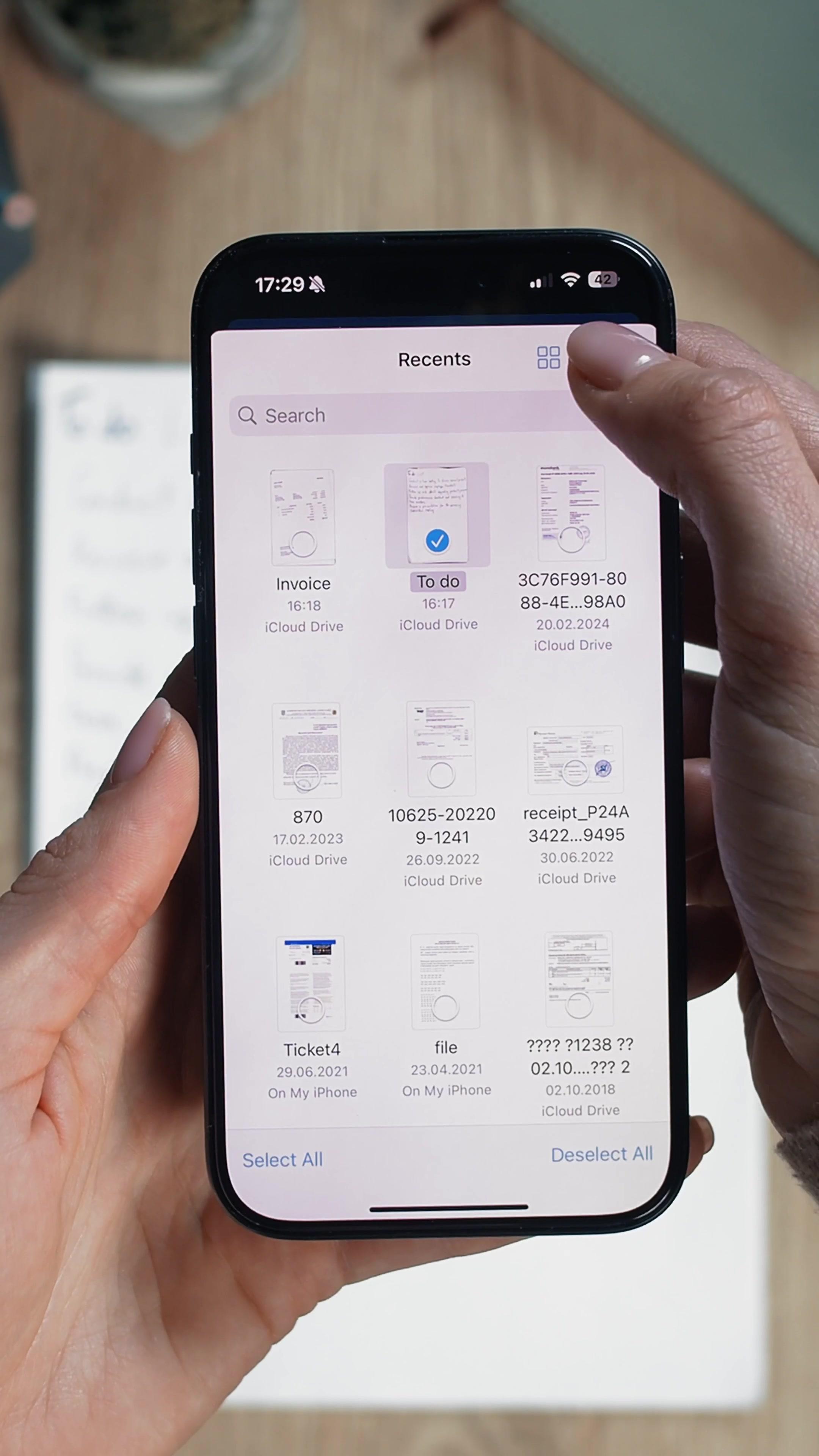 Turn old scans into editable text with OCR tool in Scanner Pro ✍️📝 Scan handwritten notes to text easily! #scannerpro #scannerapp 