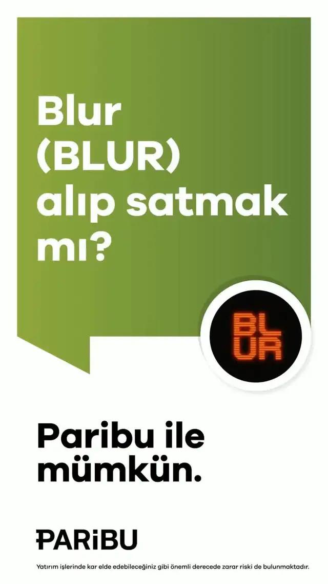 Blur alım satım işlemlerinizi Paribu’da anında gerçekleştirebilirsiniz.