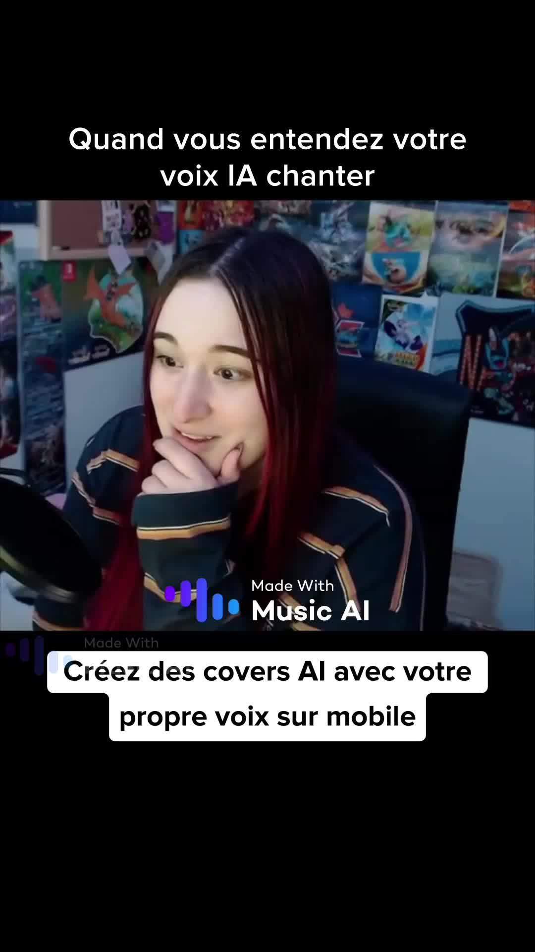 Créez des reprises AI avec votre propre voix sur mobile.