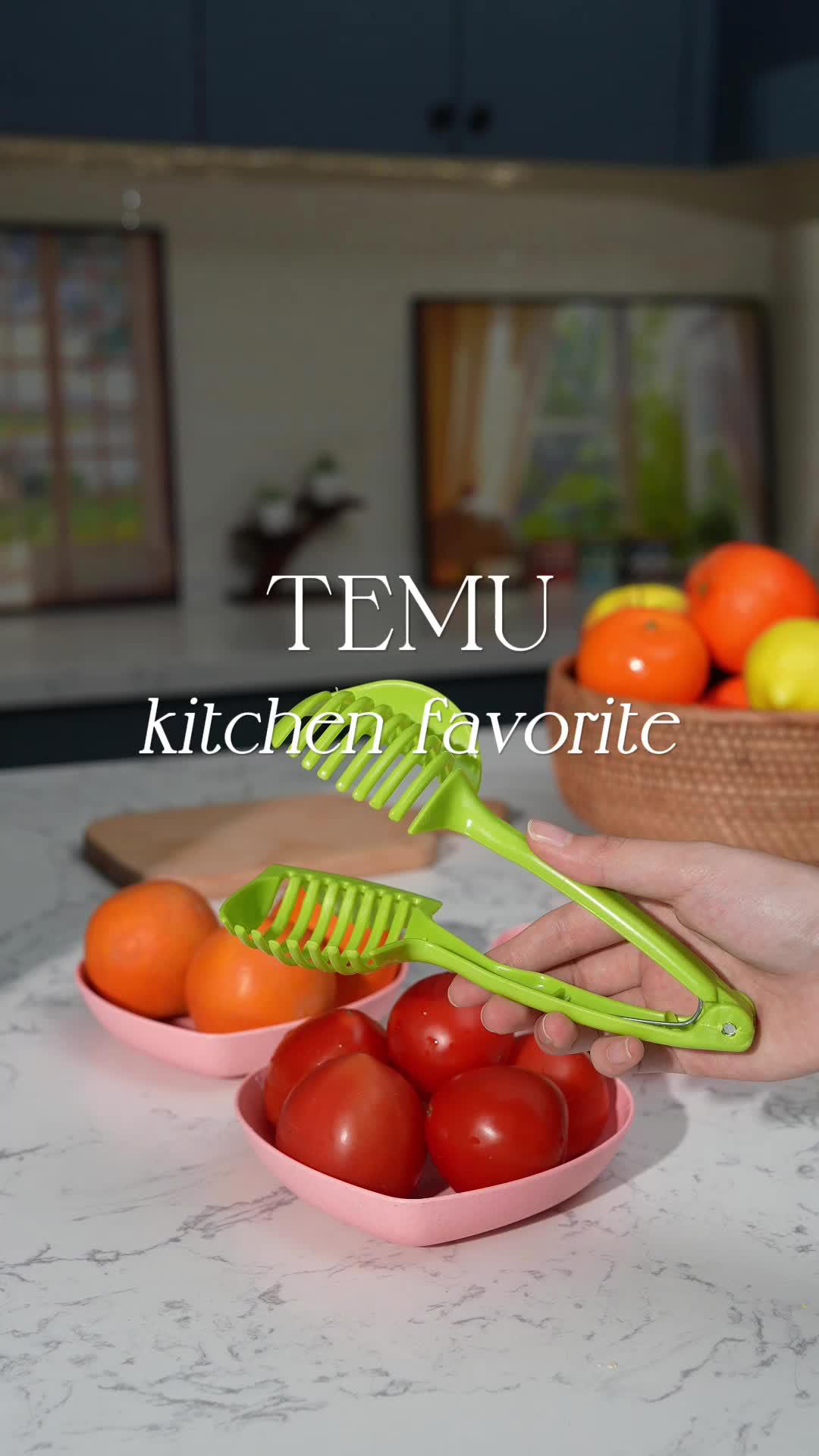Check out this kitchen favorite right now. Make your cutting easier. 🍊🍅🔎 Search dnq5628 on Temu for this amazing product. #Temu #TemuFinds