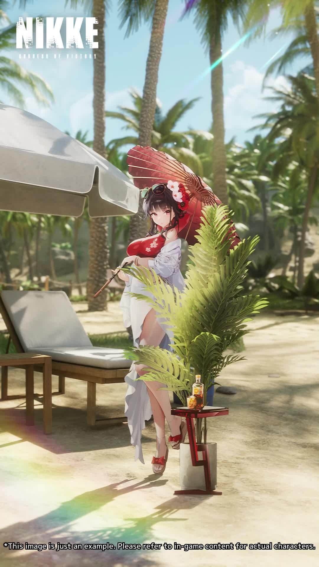 Download NIKKE and unlock new summer Nikkes.