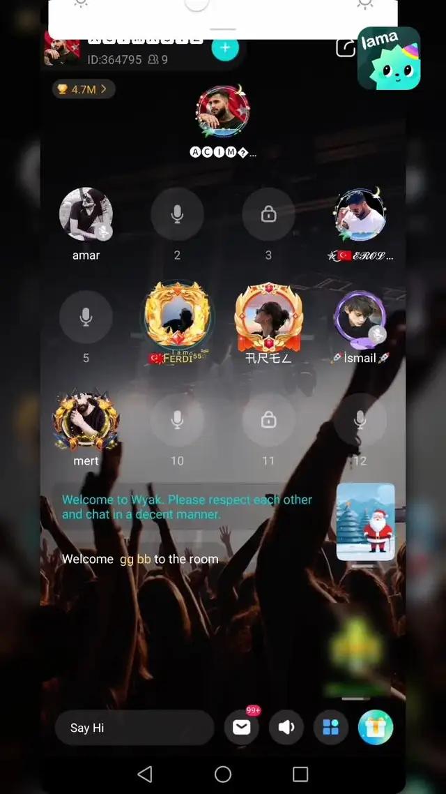 24 saat sesli sohbet odası