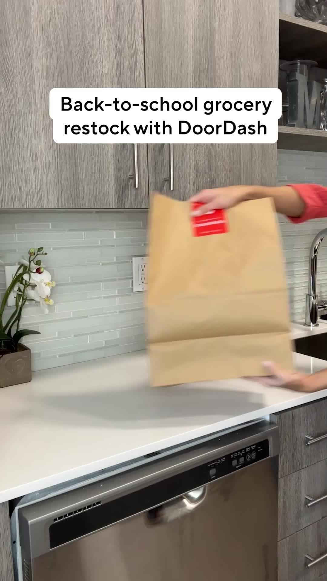 You hear that? DoorDash makes restocking for back-to-school a breeze.