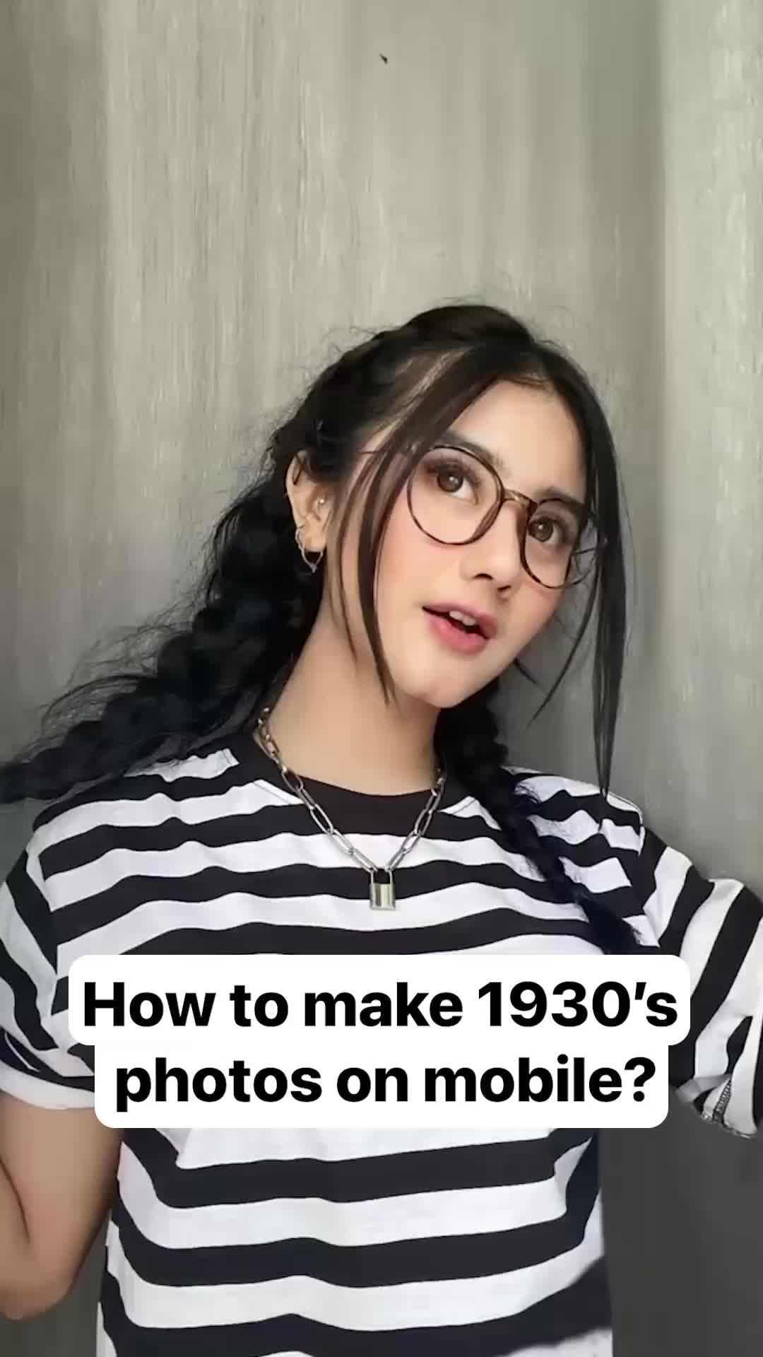 Create your 1930 Photo with this app!