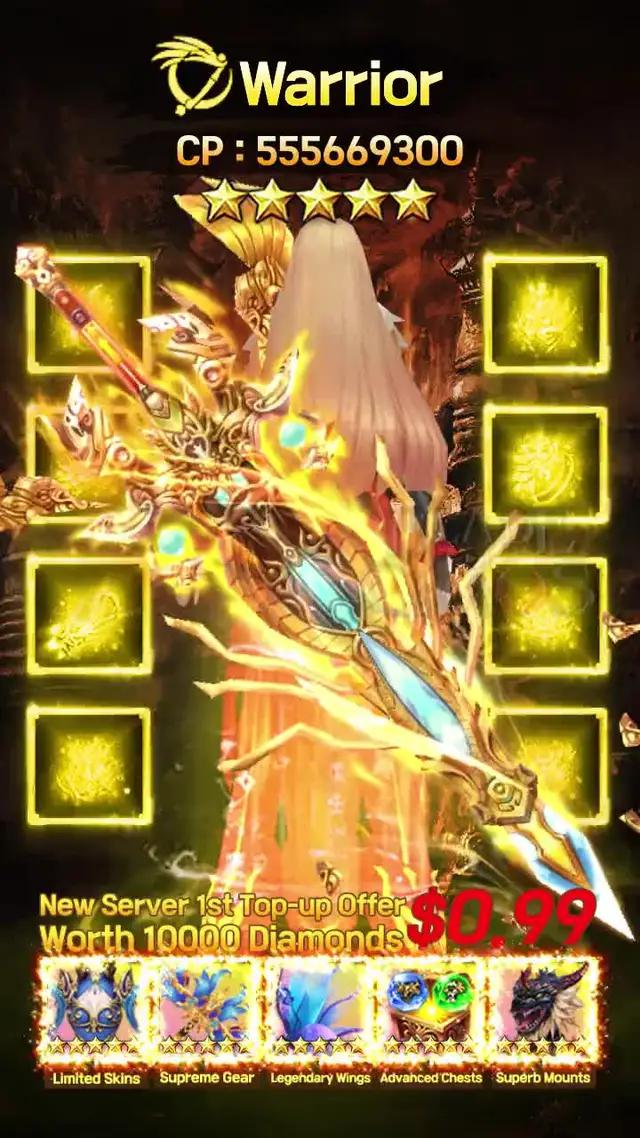 100M FREE [Red Diamonds]!!!Gift Code: BLADEOFCHAOS!!!