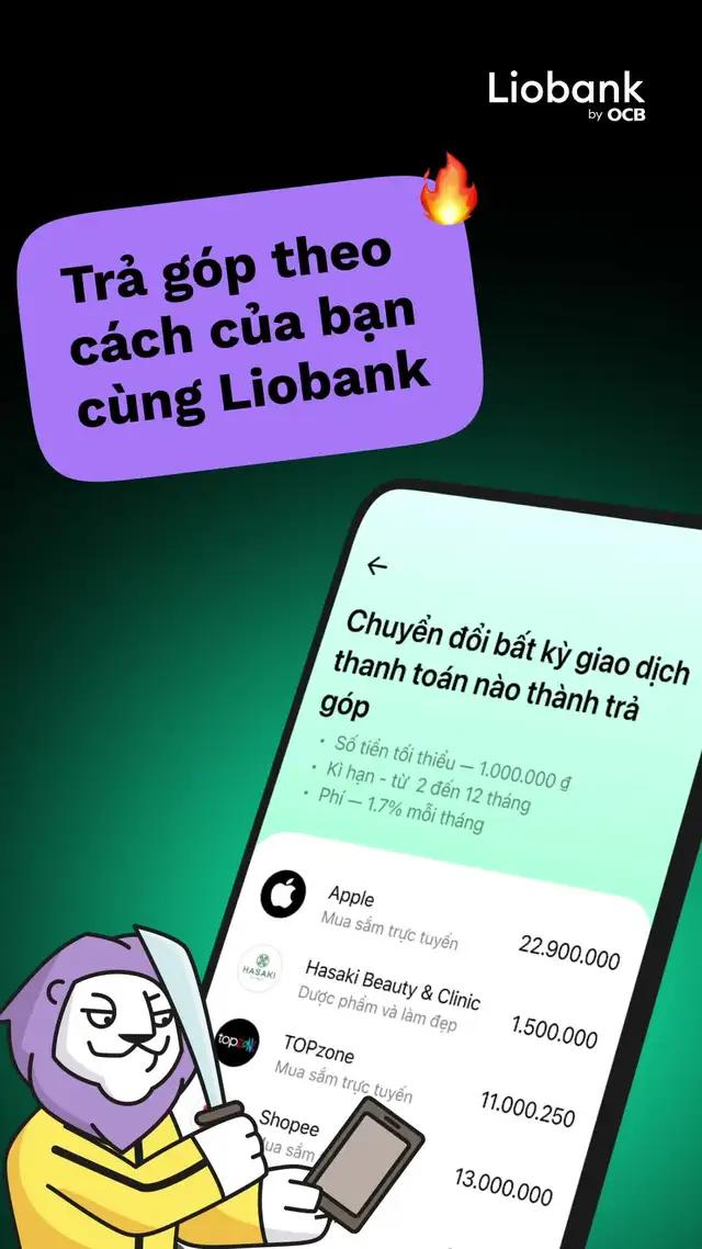Liobank - Ngân hàng số thế hệ mới