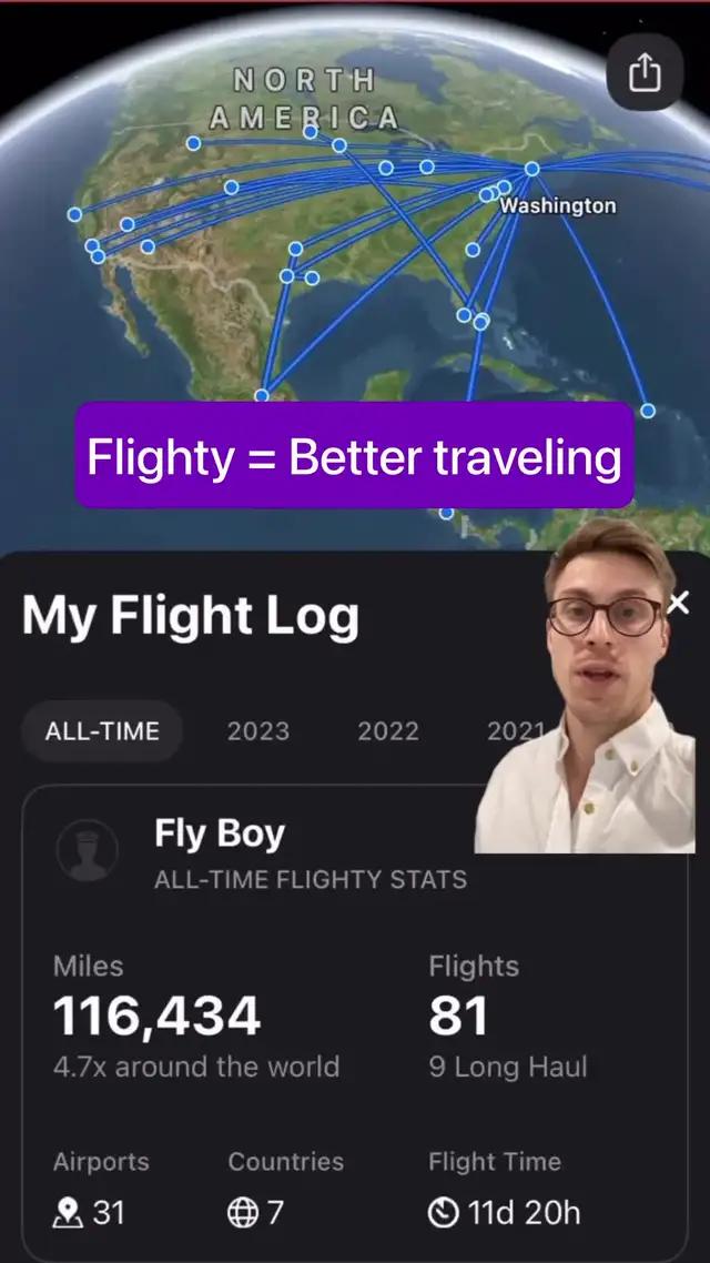 The savviest travelers fly with Flighty.