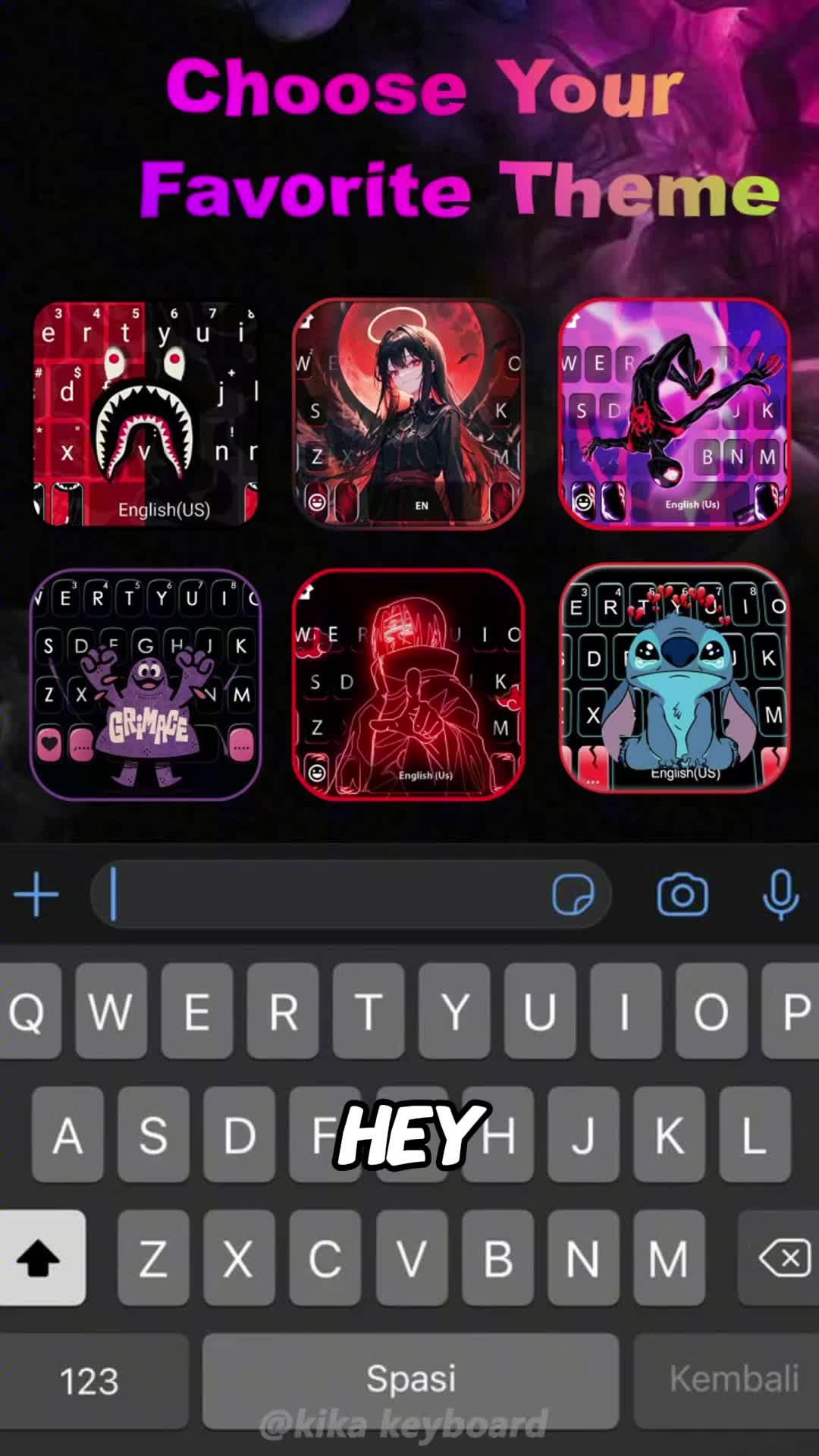 Set exclusive  keyboard& themes for your Phone!