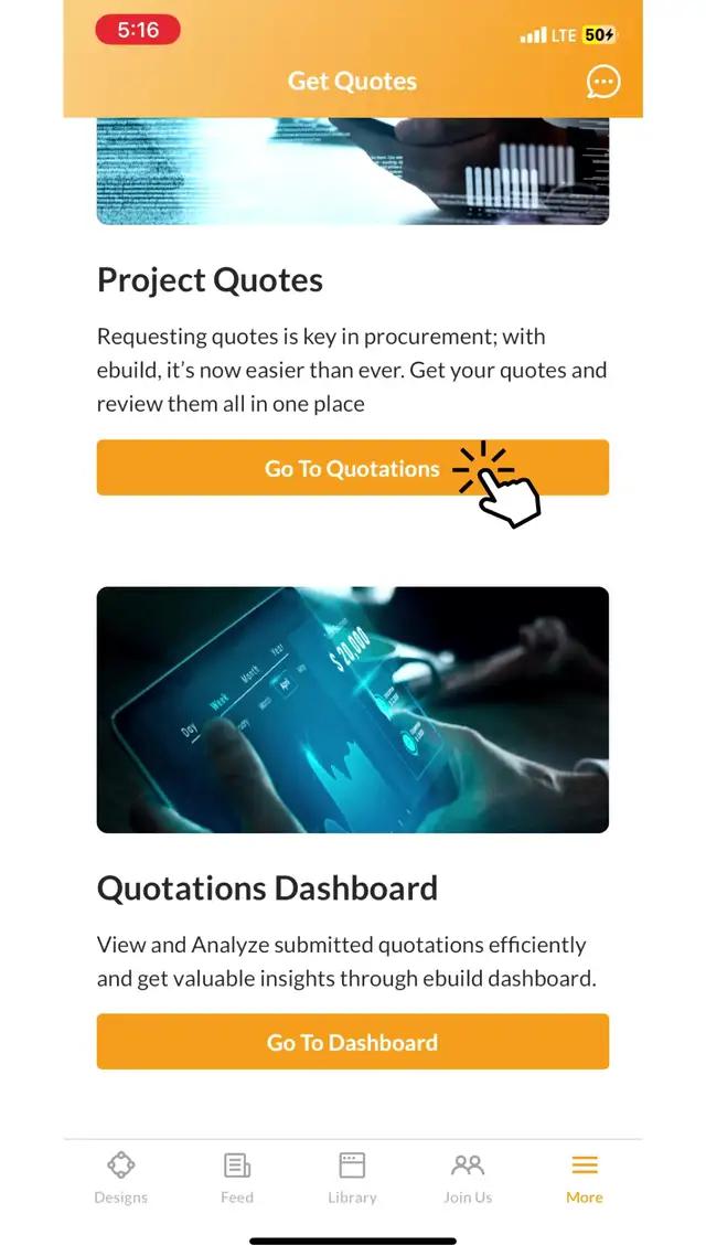 استكشف اجمل التصاميم بسهولة مع Design Tab في ebuild ، تواصل مع متخصصين موثوق بهم للحصول على أفضل العروض... منزل أحلامك ينتظرك! Explore dream designs effortlessly with ebuild's Design Tab. Just 'Get Quote' to connect with trusted specialists. Your dream home awaits!