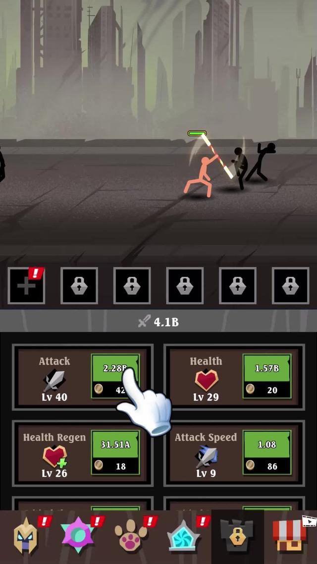 Upgrade. Dominate. Conquer. The ultimate stickman warrior awaits.