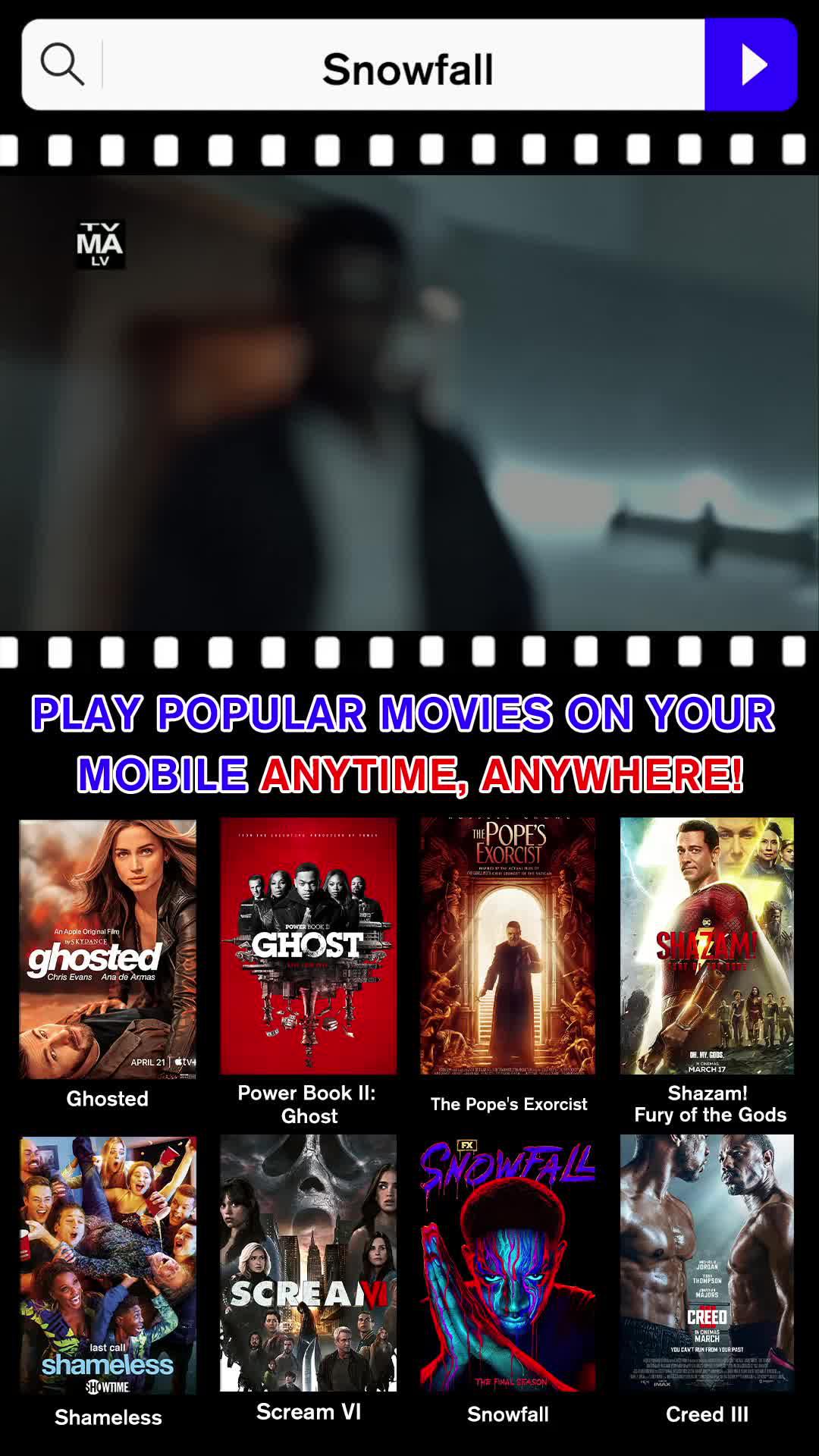 Millions of popular movies, TV shows, exclusive movies and more!