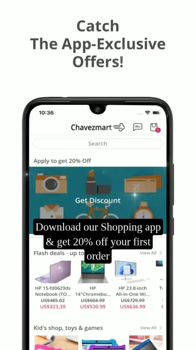 Up to 65% off, download our mobile app today.