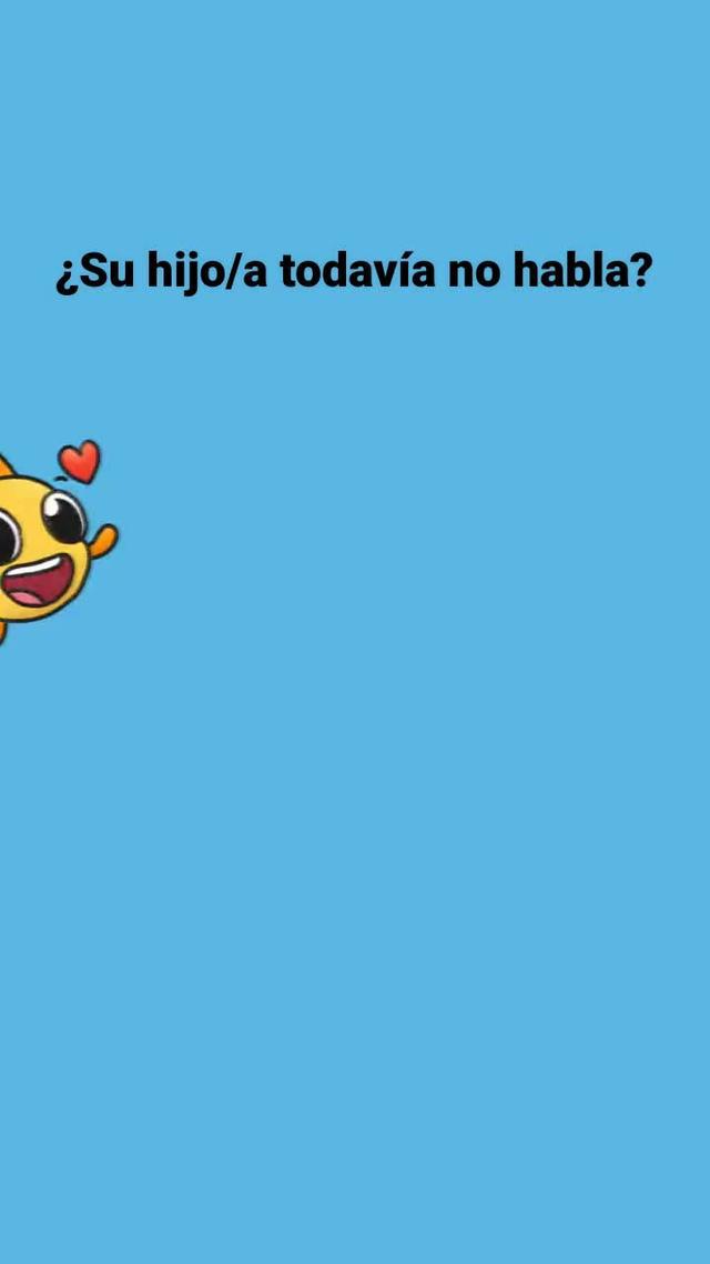 ¿Tu pequeño habla menos que otros niños? Descarga Speech Blubs ahora!