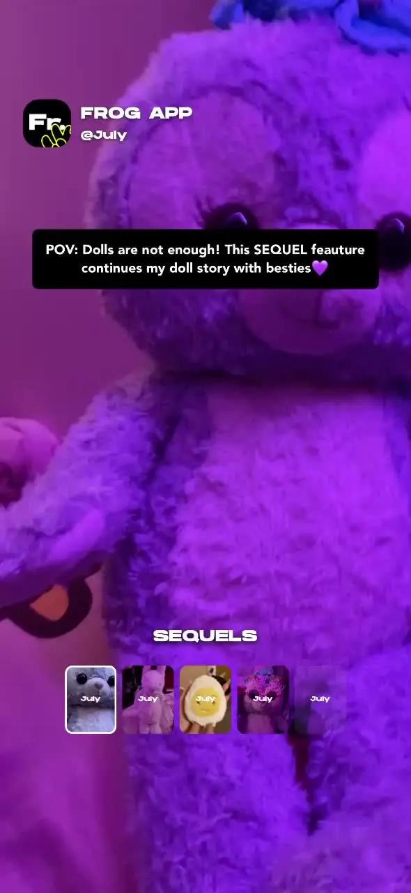SEQUEL your stories. Let stories go on. 😆🥳🥳#frogapp #socialapp #favapp #appoftheday #fyp