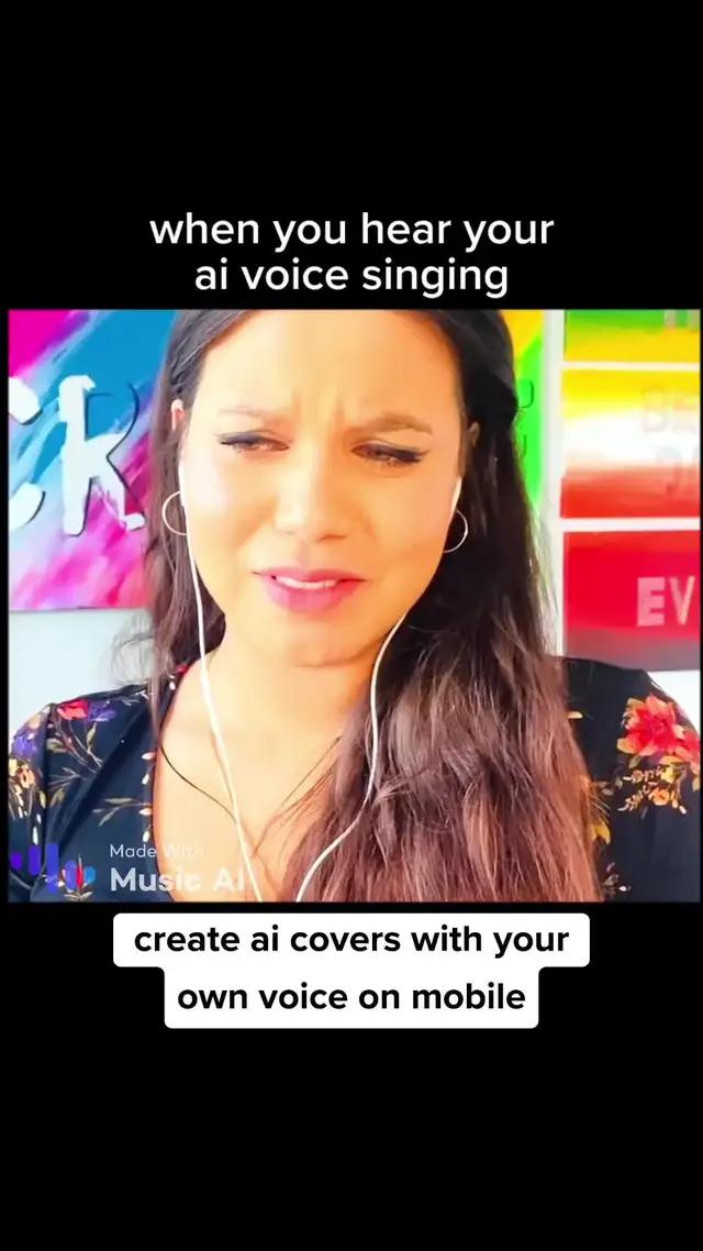 Create AI covers with your own voice on mobile