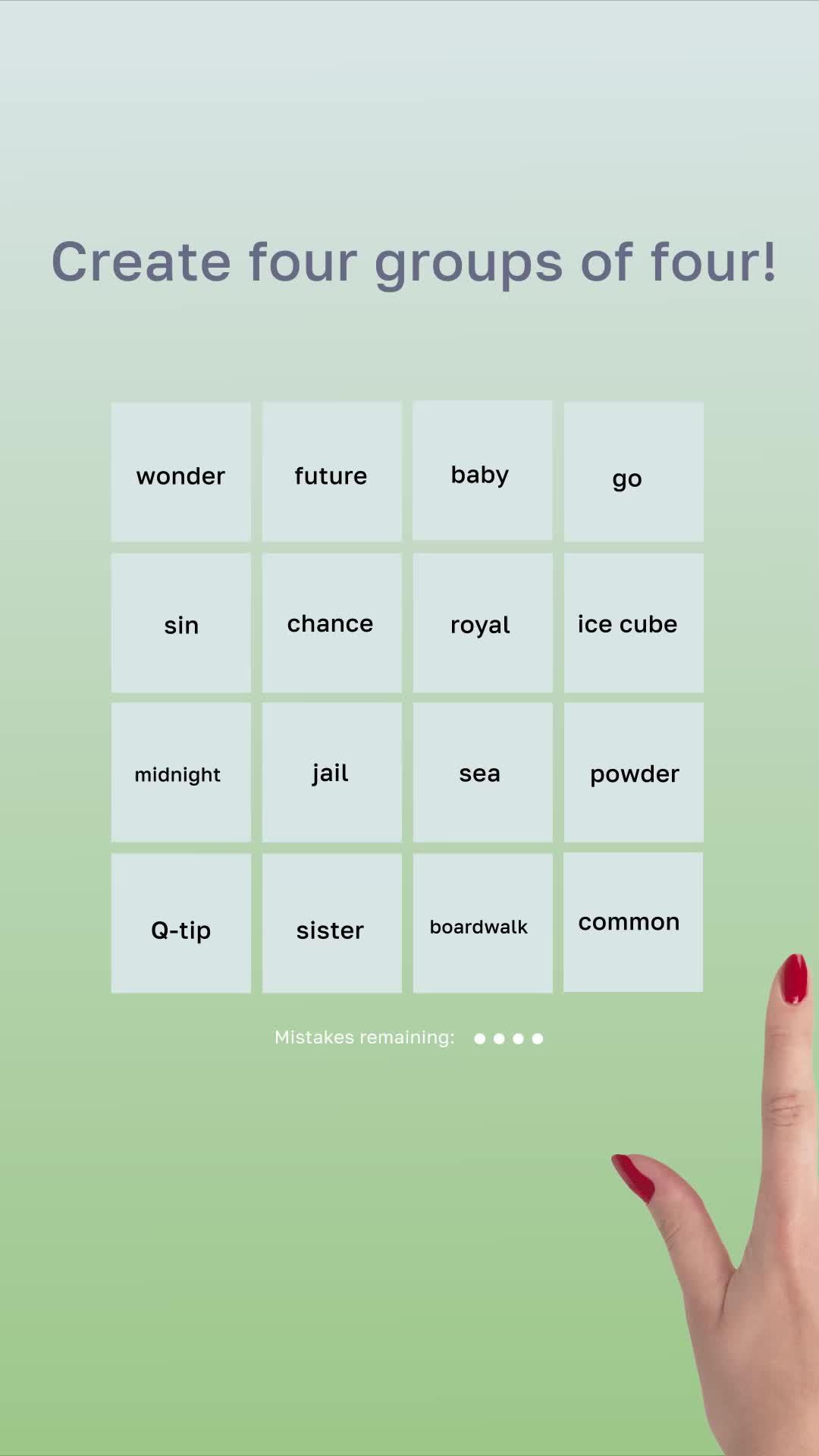 Take on the Connections challenge! See if you can even pass level 1 – not everyone can!