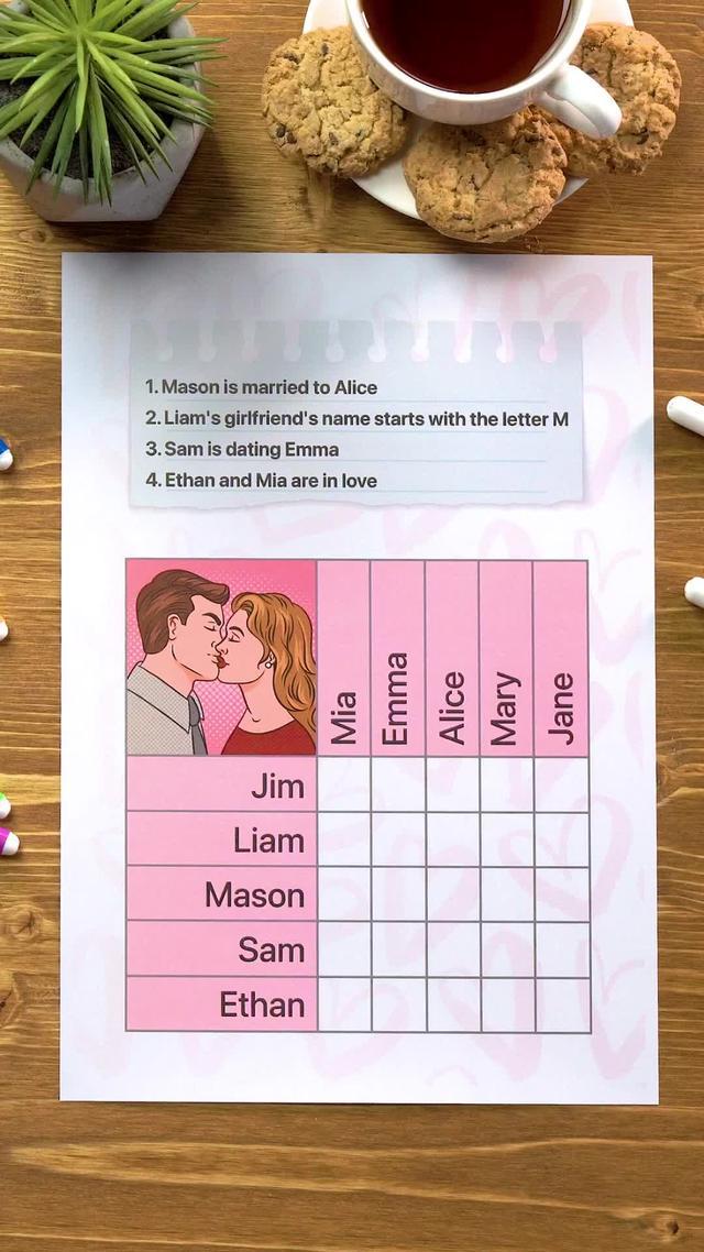 Find your inspiration from Logic Puzzles!