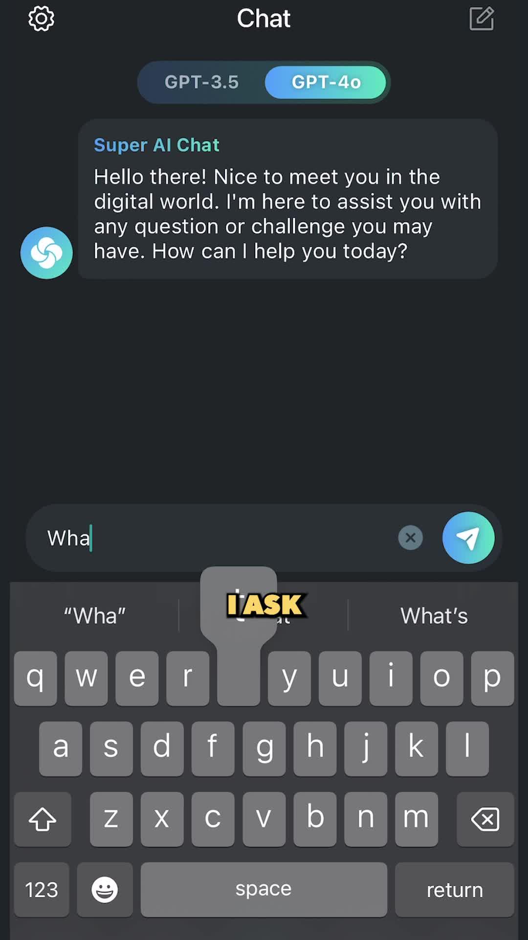 Ask anything. Get answers immediately. Your Super AI Chat.