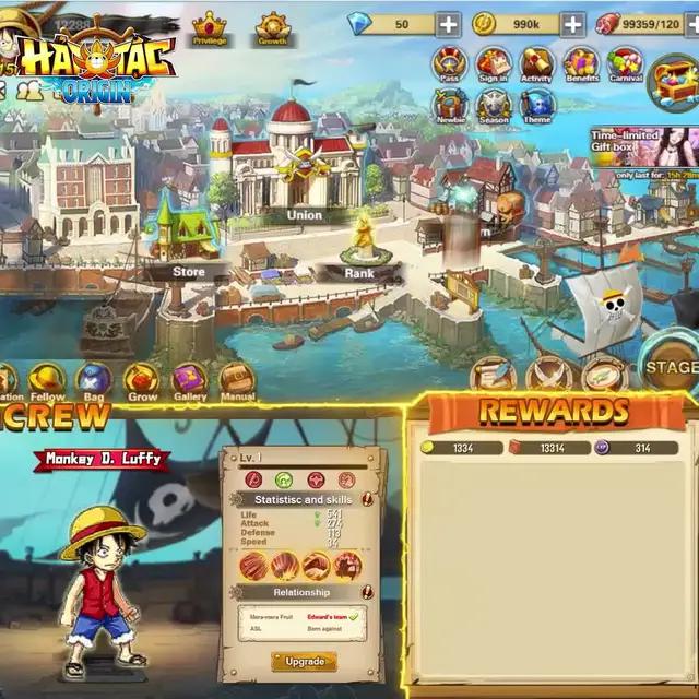 Tặng gói quà Luffy mũ rơm