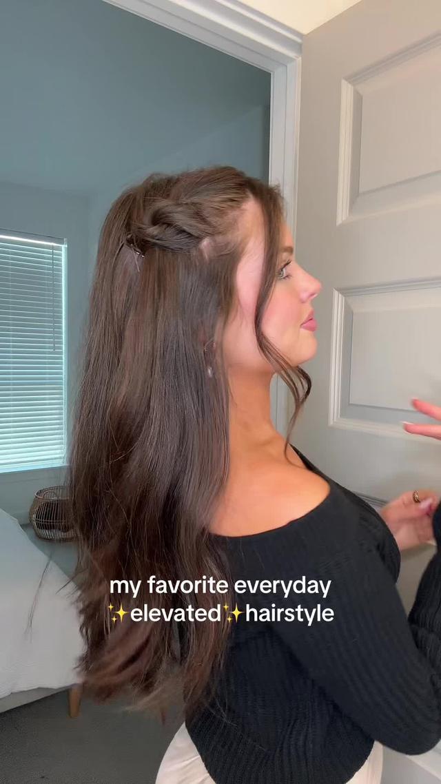 Im obsessed with this one😍 #easyhairstyle #frenchtwist #hairtok 