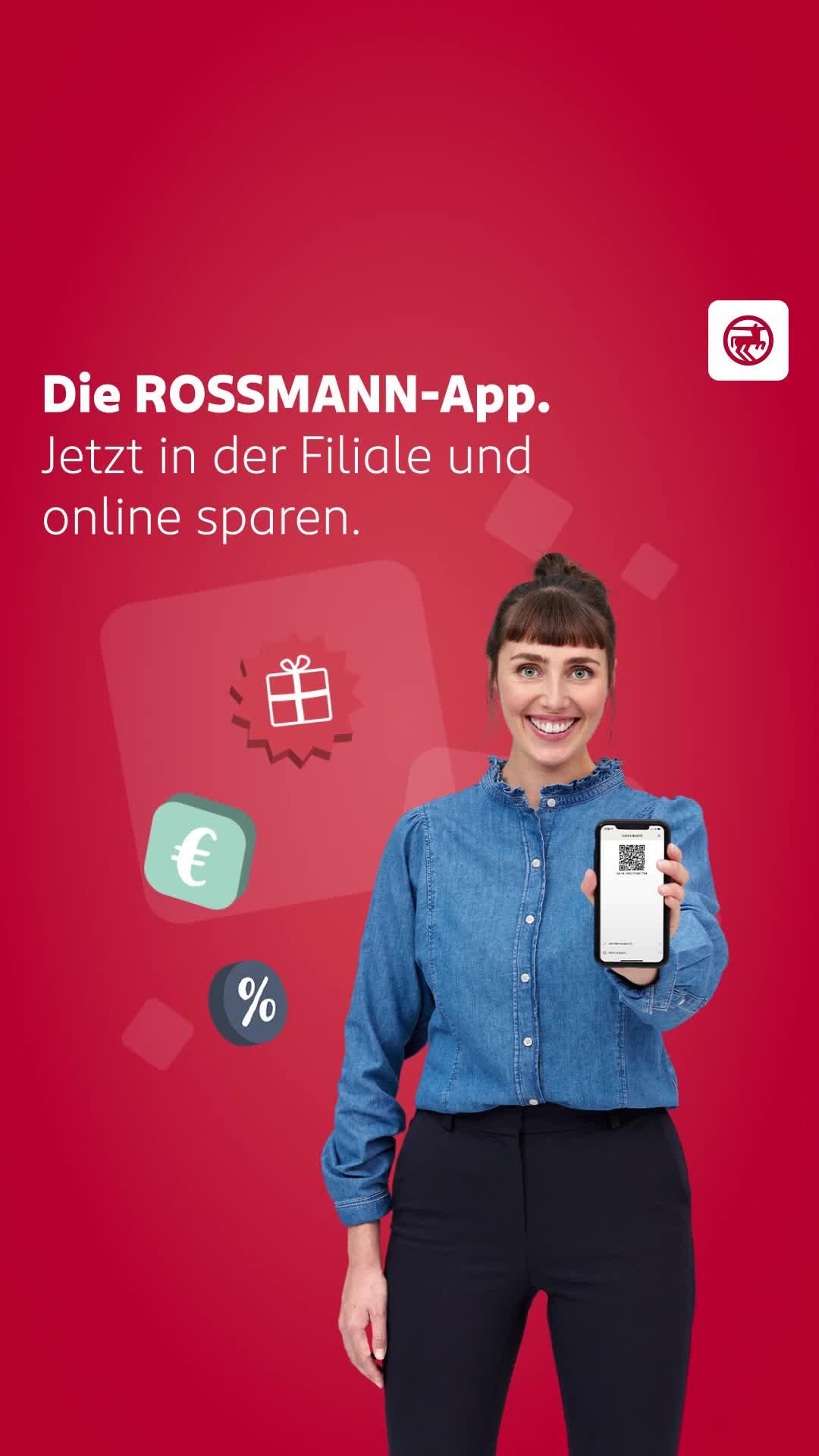 Jetzt die ROSSMANN-App herunterladen und 10% Coupons für deinen Filialeinkauf erhalten!